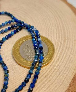 Kyanit Taşı YARIM Dizi 2mm (17cm uzunluğundadır)