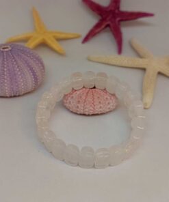 Alternative view of Kristal Kuvars Taşı Oval Kesim Unisex Bileklik (46070)