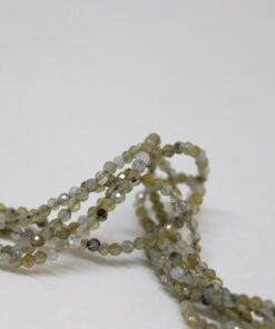 Labradorit Taşı YARIM Dizi 2mm (17cm uzunluğundadır)