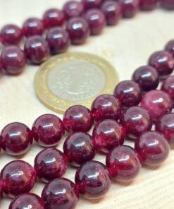 Alternative view of Lal (Granat) (Garnet) Taşı Dizi 8mm (46010)