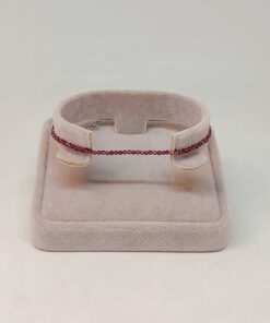 Alternative view of Lal (GRANAT) (GARNET) Taşı 2mm Bileklik