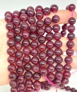 Lal (Granat) (Garnet) Taşı Dizi 8mm (46010)