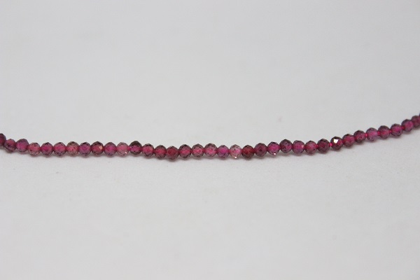 Lal (Garnet - Granat ) Taşı YARIM Dizi 2mm (17cm uzunluğundadır) - Görsel 4