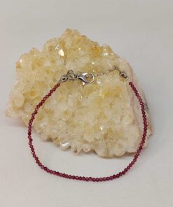 Lal (GRANAT) (GARNET) Taşı 2mm Bileklik