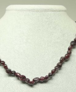 Lal (Granat) (Garnet) Taşı Doğal Parçalar Kolye (Klipsli) (25407)