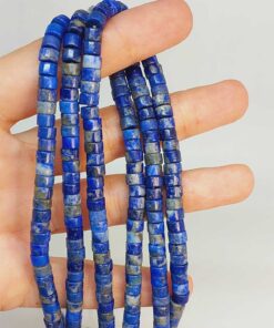 Çeyrek Dizi (9cm uzunluğundadır!) Lapis Taşı Şekilli 5x3mm Çeyrek Dizi (49456)