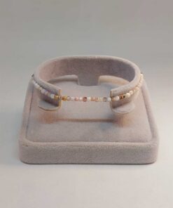 Alternative view of Opal Taşı Küp Şekilli 2.5mm Bileklik (45310)