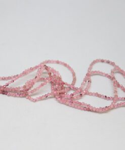 Alternative view of Pembe Kuvars Taşı YARIM Dizi 2mm (17cm uzunluğundadır)