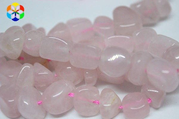 Pembe Kuvars Doğal Tımbıl Taşlar/adet