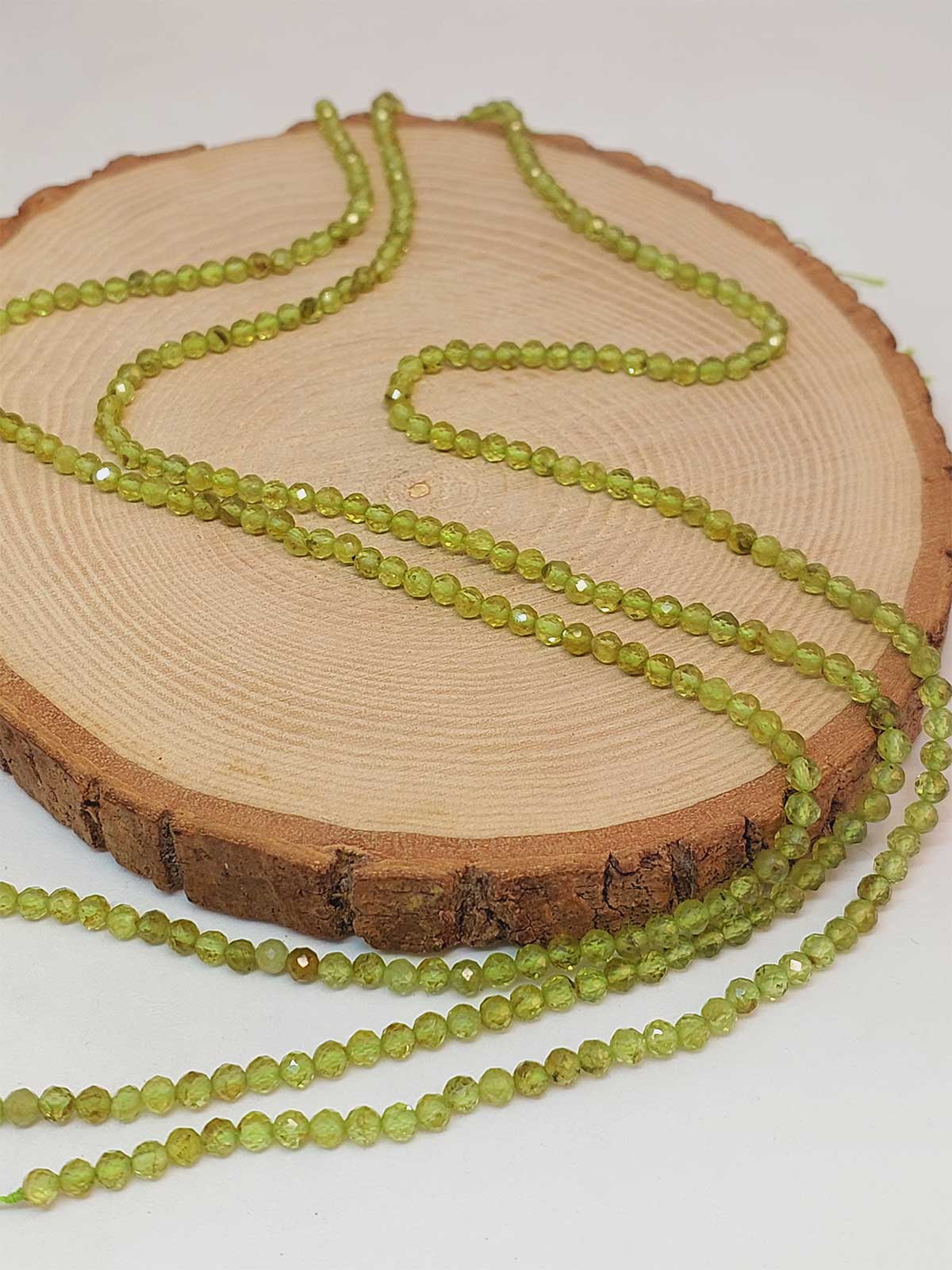 Peridot (Zebercet) Taşı Dizi 3.5mm (45946) - Görsel 3