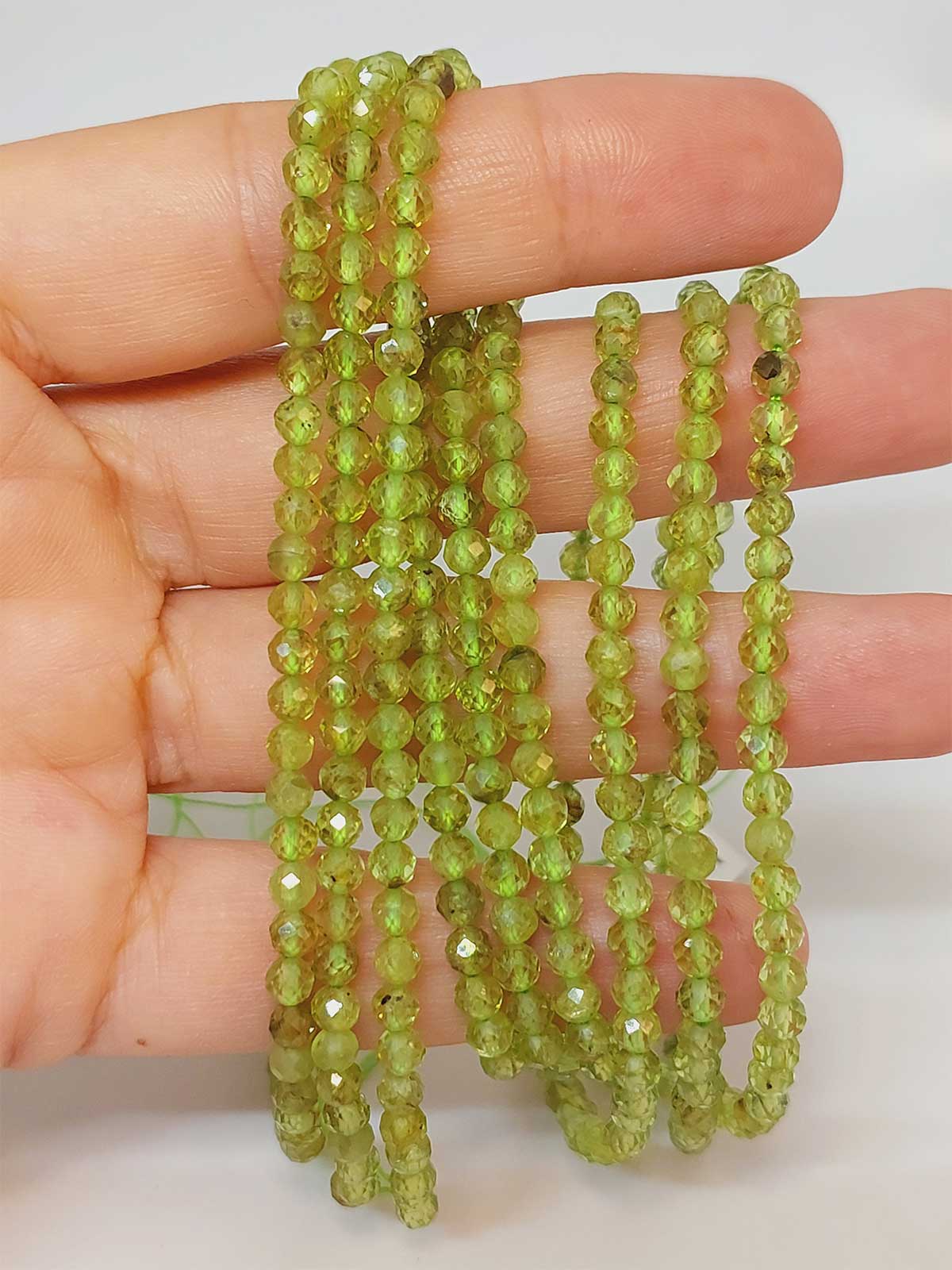 Peridot (Zebercet) Taşı Dizi 3.5mm (45946)