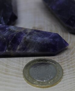Alternative view of Ametist Taşı Koyu Renk Piramit Uçlu (20-29gram)