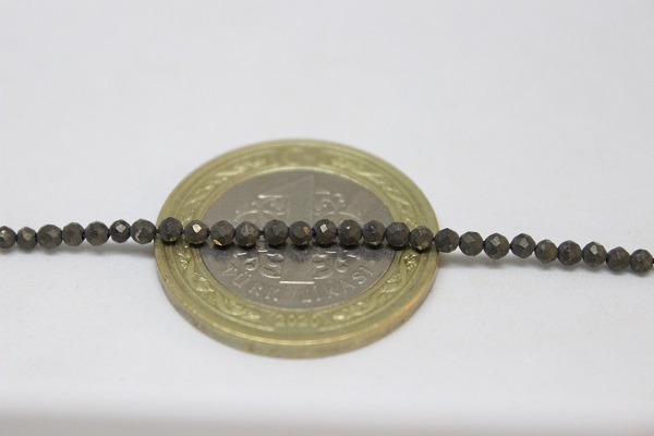 Pirit Taşı YARIM Dizi 2mm (17cm uzunluğundadır) - Görsel 3
