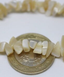 Sedef Taşı Karamel Doğal Küçük Taşlar/10 adet