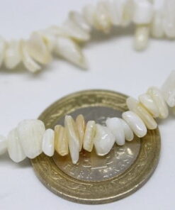 Alternative view of Sedef Taşı Beyaz Doğal Küçük Taşlar Dizi