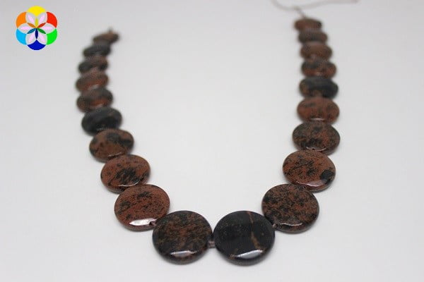 Jasper Taşı Şekilli YARIM Dizi (14756) (18 cm Uzunluğundadır)
