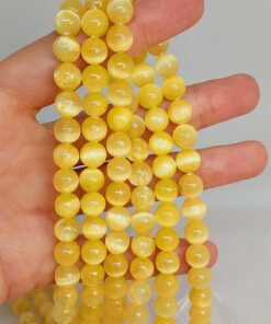 Renkli Selenit Taşı Dizi 8mm (49176)