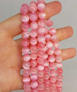 Renkli Selenit Taşı Dizi 8mm (49180)