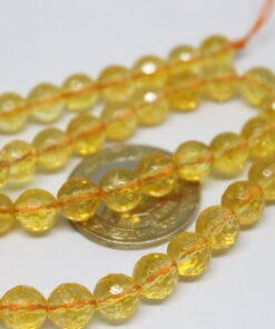 Sitrin Taşı Faset Kesim 8mm/adet