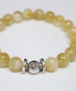 Sitrin Taşı Bileklik 8mm