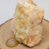Açık Renk Kristalize Sitrin Taşı Kütle Ham Parça - 322gram (44640)