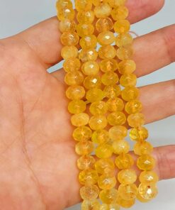 Sitrin Taşı Rondela Faset Kesim 5.5*7.5mm dizi (45838)