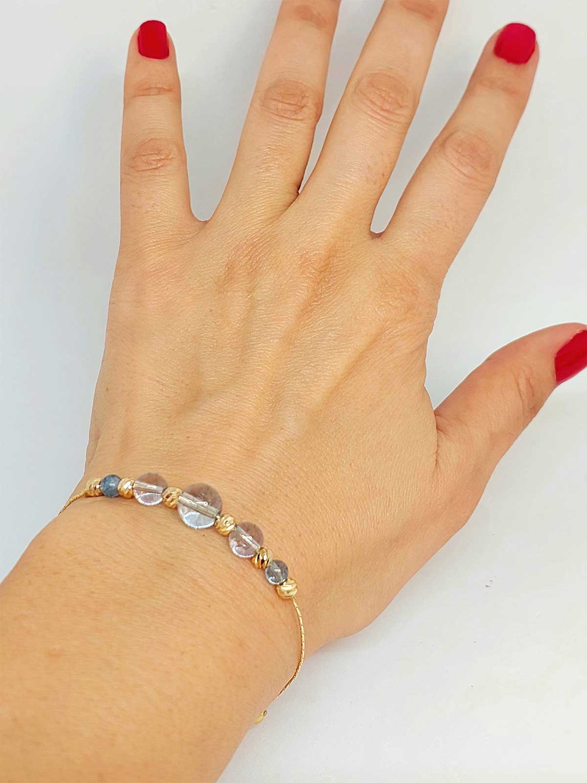 Topaz Taşı Tasarım Bileklik (52090)