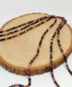 Turmalin Taşı Faset Kesim Dizi 3.5mm (45244)