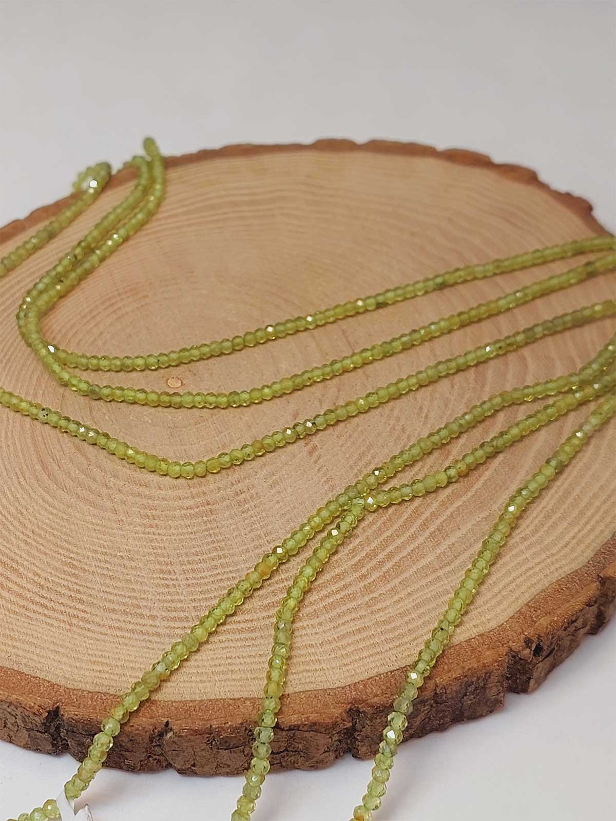 Peridot (Zebercet) Taşı Dizi 2.5mm (45922) - Görsel 2