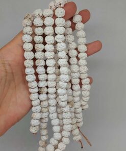 Beyaz Mat Seramik Boncuk Dizi 8-9mm/29cm (54164)