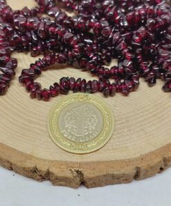 Alternative view of Lal (Garnet-Granat) Taşı Minik/Pirinç Boy Şekilsiz Taşlar Dizi (54404)