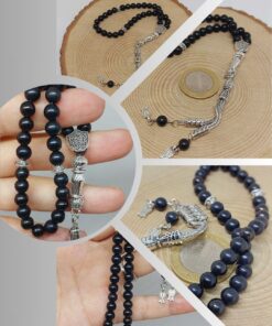 Shungite (Şungit) Taşı 33lük Tesbih 6mm (23175)