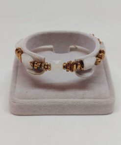 Alternative view of Kristal Kuvars Taşı Tasarım Bileklik (55904)