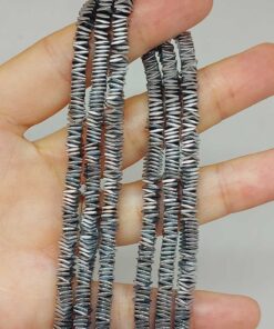 Hematit Taşı Kare Şekilli 1*4mm Dizi (56050)