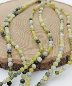 Alternative view of Peridot (Zebercet) Taşı Nane Yeşili Dizi 4-4,5mm Aralığı (62258)