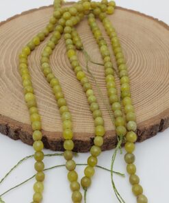 Alternative view of Peridot (Zebercet) Taşı Açık Renk Faset Kesim Dizi 6mm (62250)