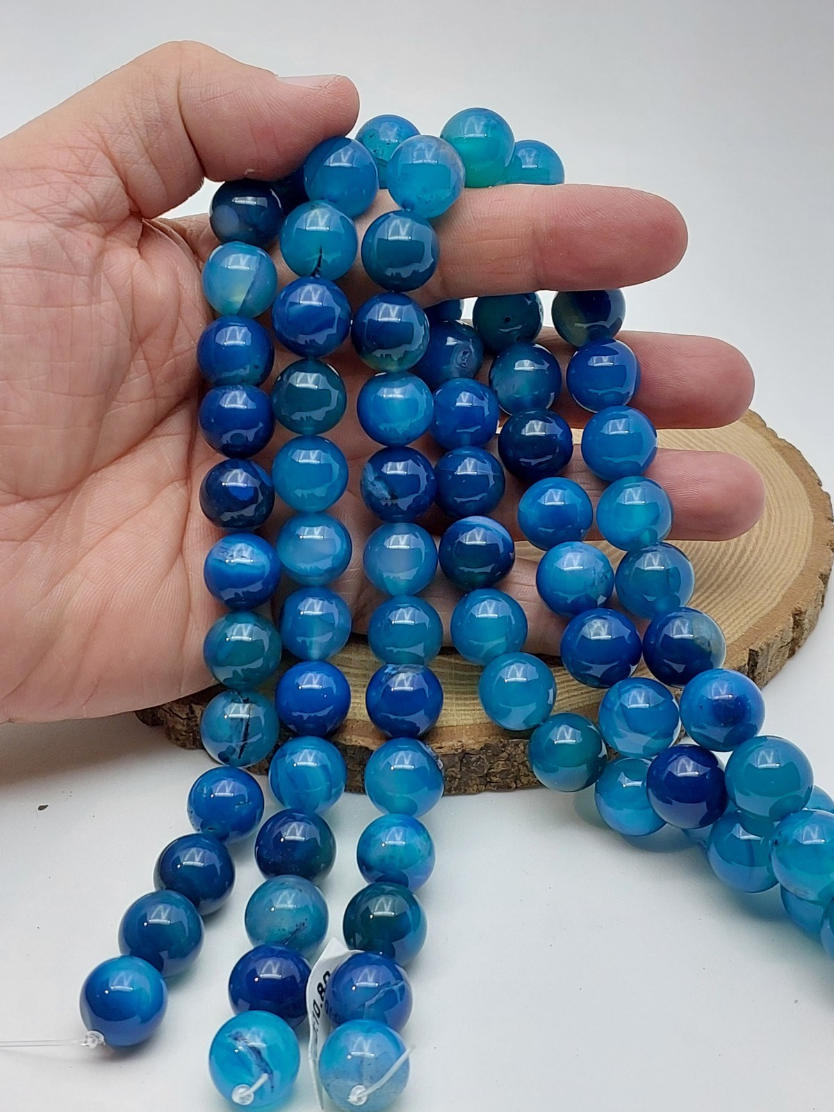 Madagaskar Akik Taşı Dizi 14mm (62228)