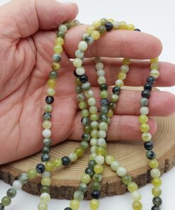 Peridot (Zebercet) Taşı Nane Yeşili Dizi 6mm (62260)
