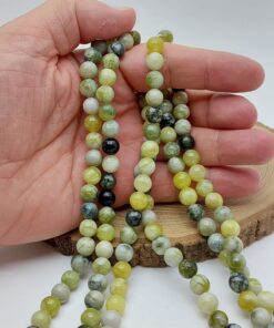 Peridot (Zebercet) Taşı Nane Yeşili Dizi 8mm(62262)