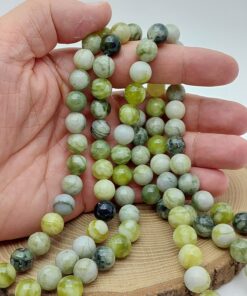 Peridot (Zebercet) Taşı Nane Yeşili Dizi 10mm(62264)
