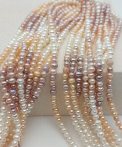 Alternative view of İnci Dizi Üç Renk 4*3mm – Doğal Doku Royal Seri (63332)