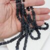 Hindistan Cevizi Kabuğu Ahşap Dizi Yassı Kare Kesim Siyah Renk 6*4mm (63862)